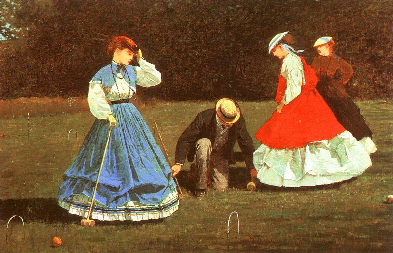 The Croquet Game, Winslow Homer